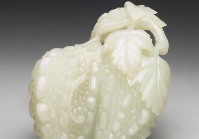 图片[2]-White Jade Fair Litchi (balsam pear), mid-Qing dynasty, 1736-1820-China Archive